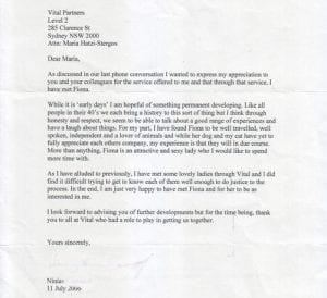 ninian and fiona letter